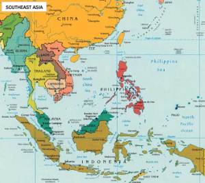 Map of Southeast Asia