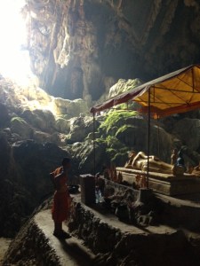 Monk in Cave